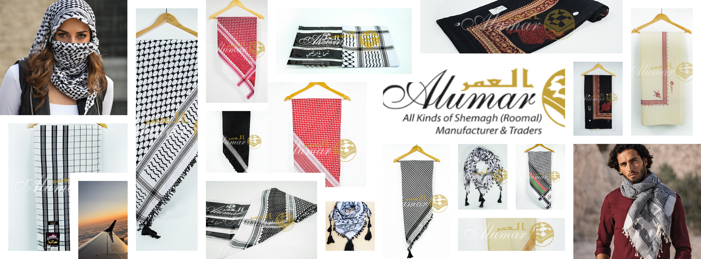 Premium keffiyeh from Al Umar – Traditional Arab Scarf in Pakistan