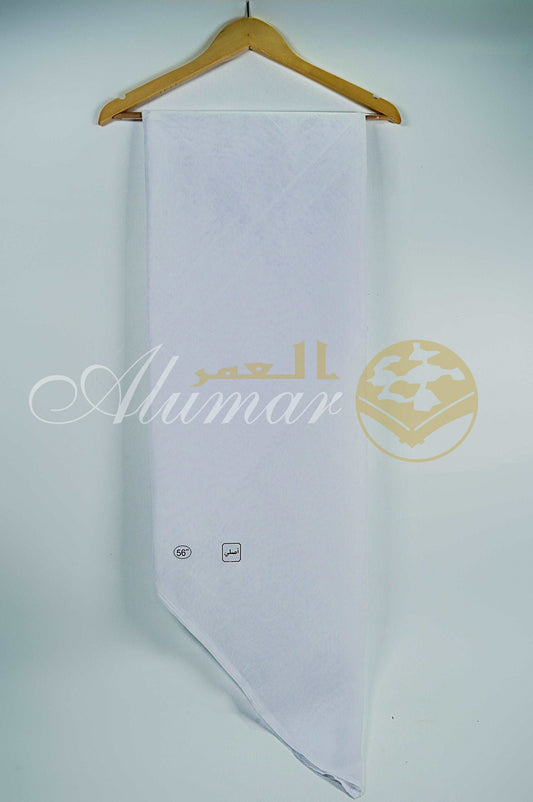 Plain White Ghutra - Al Bahaar Super Voile