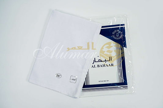 Plain White Ghutra - Al Bahaar Super Voile